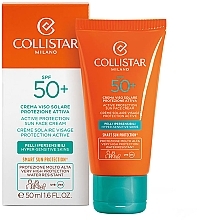 Sun Solution for Face "Active Protection" - Collistar Active Protection Sun Face Cream SPF 50+ — photo N2