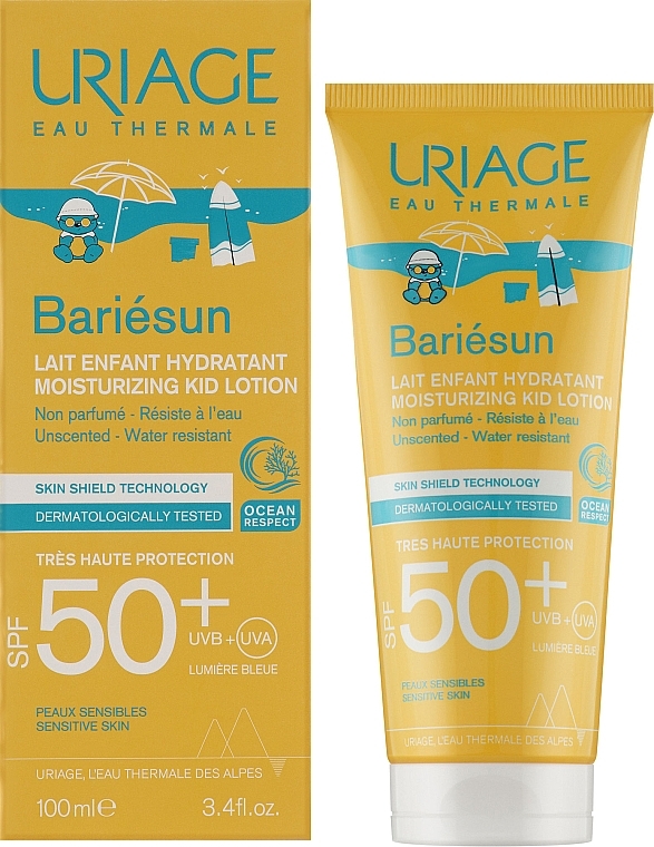 Moisturizing Kids Sun Body Lotion - Uriage Bariesun Moisturuzing Kid Lotion SPF50+ — photo N2