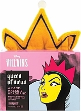 Fragrances, Perfumes, Cosmetics Face Mask Set - Mad Beauty Disney Pop Villains Headband & Face Masks Set (f/mask/4x25ml + headband/1pcs)