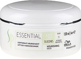 Fragrances, Perfumes, Cosmetics Nourishing Hair Mask - Wella SP Essential Nourishing Mask