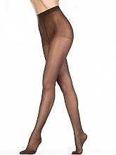 Tights "Slim Silhouette" 40 Den, cappuccino - Mio Senso — photo N2