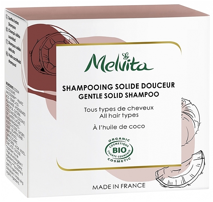 Shampoo Bar - Melvita Gentle Solid Shampoo — photo N1