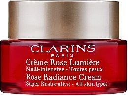 Fragrances, Perfumes, Cosmetics Restoring Day Cream - Clarins Super Restorative Rose Radiance Cream