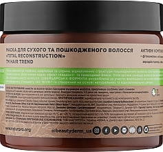 Dry & Damaged Hair Mask - Hair Trend Total Reconstruction — photo N4