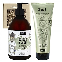 Fragrances, Perfumes, Cosmetics Set - LaQ Wild Boar Set (sh/gel/500ml + b/balm/200ml)