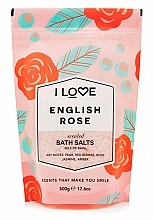 Bath Salt with English Rose Scent - I Love Cosmetics English Rose Scented Bath Salts — photo N1