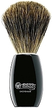 Shaving Brush, black acrylic - Dovo Black Acrylic Shaving Brush — photo N2