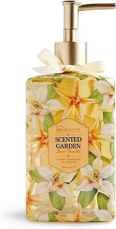 Sweet Vanilla Shower Gel - IDC Institute Scented Garden Shower Gel Sweet Vanilla — photo N1