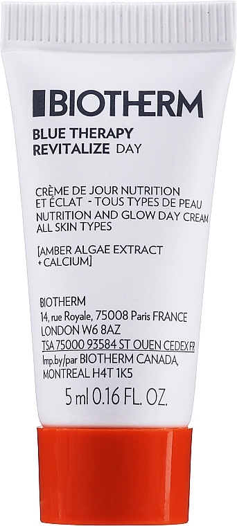 GIFT Day Face Cream - Biotherm Blue Therapy Revitalize Day Cream (mini size)	 — photo N1