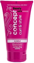 Fragrances, Perfumes, Cosmetics Styling Curly Hair Cream - Concept Pro Beauty Curls