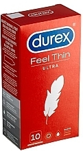 Ultra-Thin Condoms, 10 pcs - Durex Feel Ultra Thin — photo N3