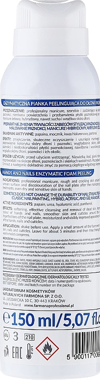Enzyme Hand Foam - Farmona Hands and Nails Artist Enzymatic Foam Peeling — photo N2