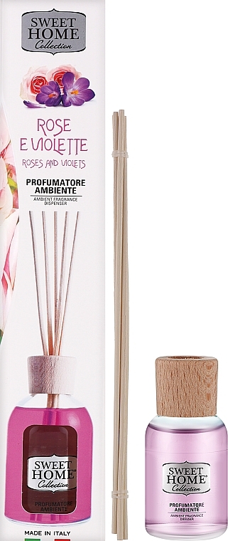 Rose & Violet Reed Diffuser - Sweet Home Collection Rose And Violets Diffuser — photo N1