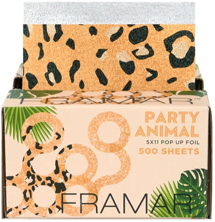 Embossed Foil Sheets - Framar 5x11 Pop Up Foil Party Animal — photo N1