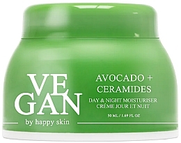 Set - Vegan By Happy Avocado + Ceramides Day & Night Moisturiser (f/cream/2x50ml) — photo N2