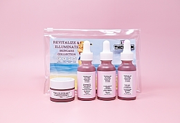 Set - theBalm To The Rescue Revitalize & Illuminate Skincare Collection (f/ser/30ml + f/oil/30ml + f/ser/30ml + jelly/15ml) — photo N2