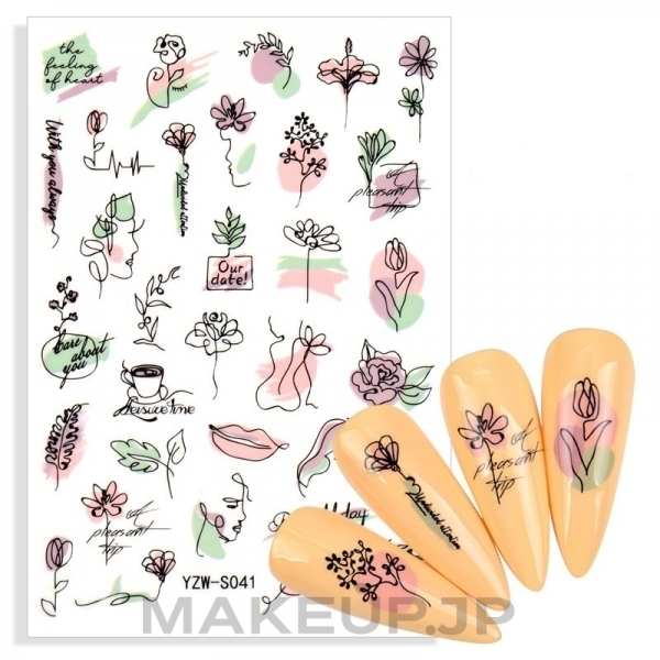 Nail Slider Stickers - Deni Carte  — photo S-041