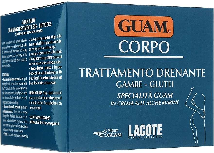 Draining Effect Foot Cream - Guam Specialistica — photo N2