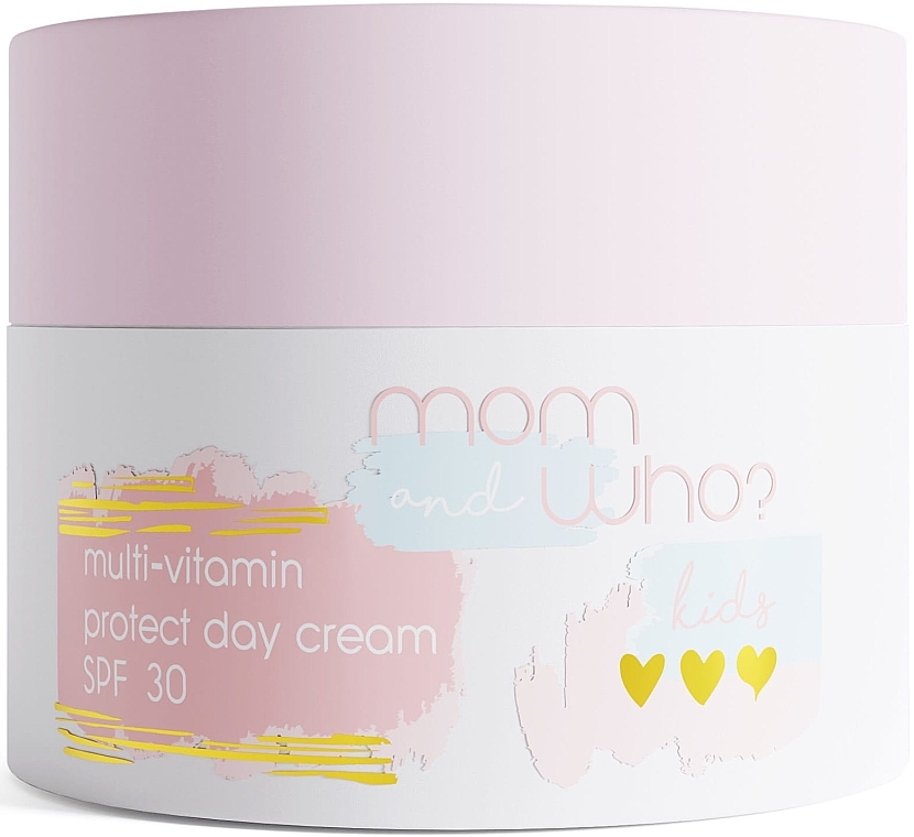 Multivitamin Baby Day Cream - Mom And Who Kids Multi-Vitamin Protect Day Cream SPF30 — photo N1