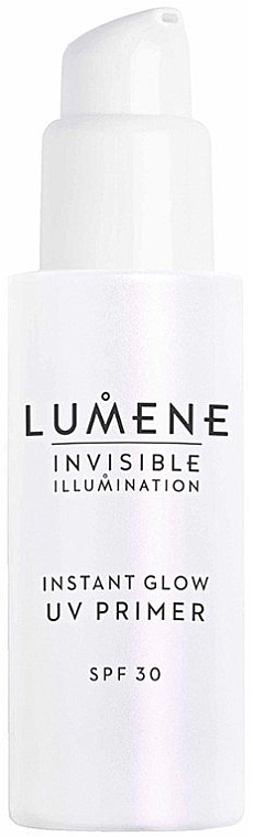 Instant Glow Primer - Lumene Invisible Illumination Instant Glow UV Primer SPF 30 (pump dispenser) — photo N1