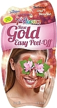 Fragrances, Perfumes, Cosmetics Exfoliating Peel-Off Mask - 7th Heaven Rose Gold Easy Peel-Off Face Mask