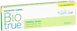 Disposable Daily Contact Lenses, 30 pcs - Bausch & Lomb Biotrue ONEday for Presbyopia High — photo N1