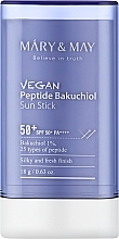 Sunscreen Stick with Bakuchiol and Peptides - Mary&May Vegan Peptide Bakuchiol Sun Stick SPF50+ PA++++ — photo N2