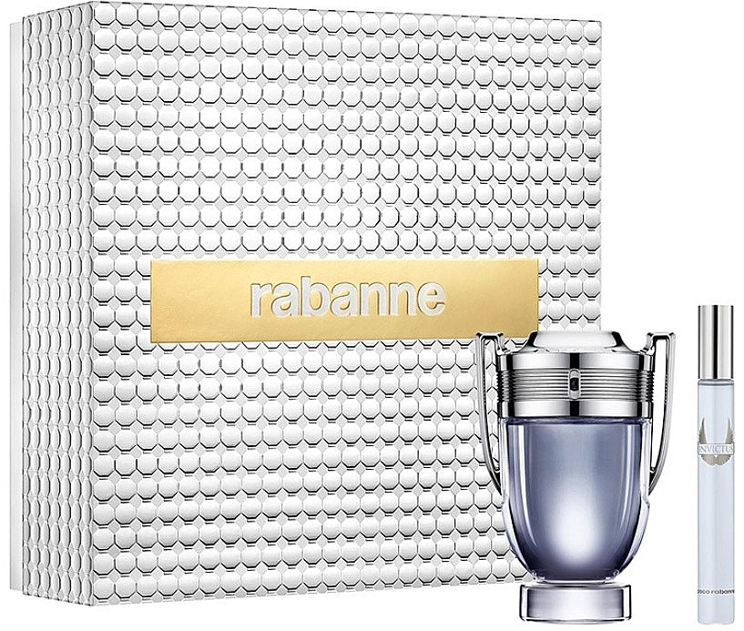 Paco Rabanne Invictus - Set (edt/100ml + edt/mini/10ml) — photo N1