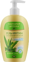 Fragrances, Perfumes, Cosmetics Intimate Wash Gel with Aloe & D-Panthenol - Iris Cosmetic Folk Pharmacy