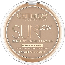 Bronzing Powder - Catrice Sun Glow Matt Bronzing Powder — photo N1