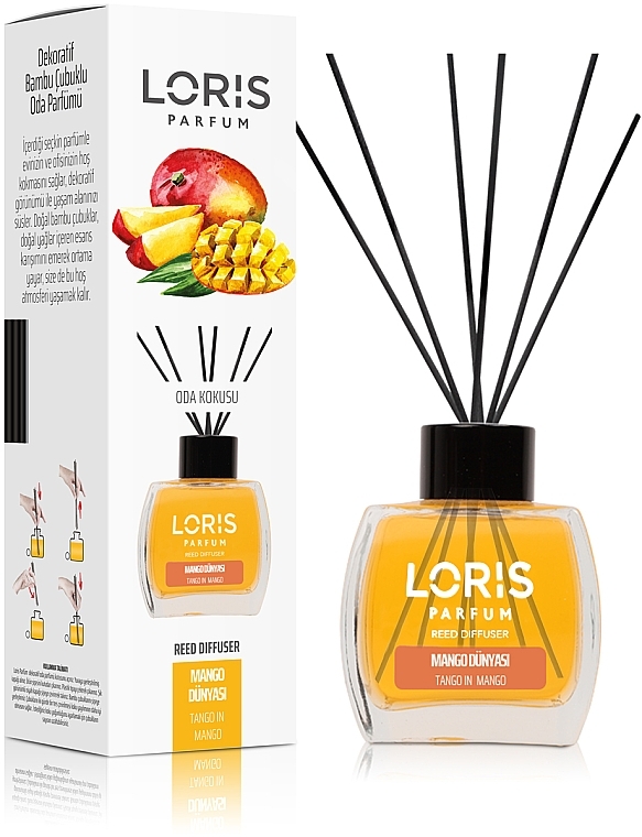 Reed Diffuser "Mango" - Loris Parfum Reed Diffuser — photo N1