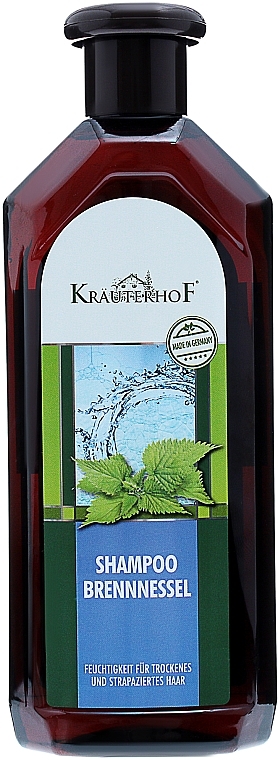 Shampoo 'Nettle' for Dry and Damaged Hair - Krauterhof — photo N1