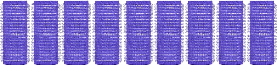 Velcro Rollers, 9 pcs, blue - Inter-Vion — photo N1
