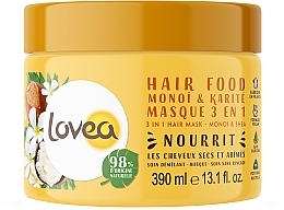 Fragrances, Perfumes, Cosmetics Hair Mask 3in1 "Monoi & Shea Butter" - Lovea 3 in 1 Hair Mask "Monoi & Shea"