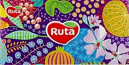 Tissues 150 pcs, flowers and berries - Ruta — photo N1