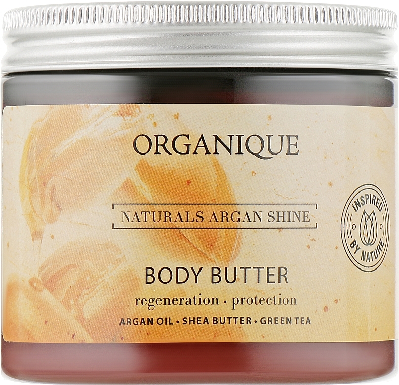 Body Oil for Dry and Sensitive Skin - Organique Naturals Argan Shine — photo N1