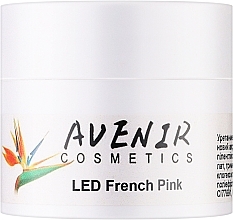 Single-Phase Nail Extension Gel - Avenir Cosmetics LED French Pink — photo N4