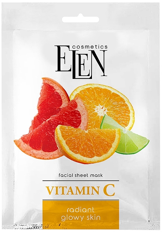 Sheet Face Mask - Elen Cosmetics Vitamin C — photo N1