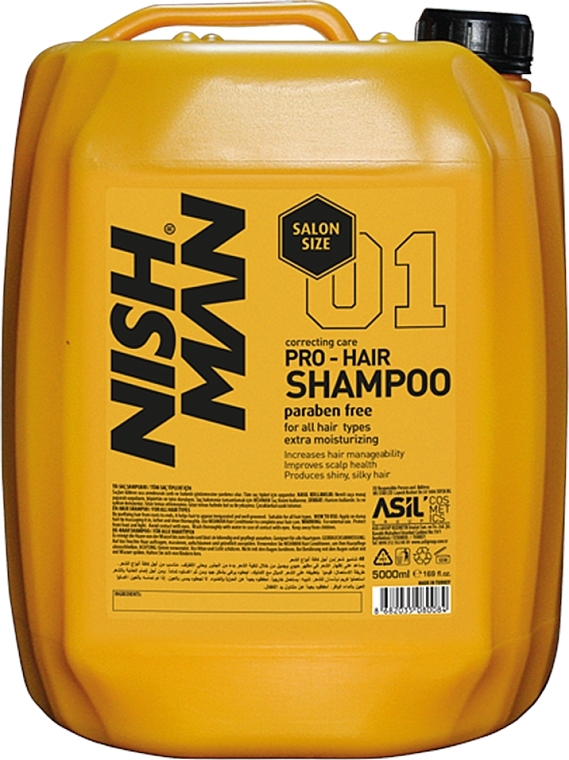 Shampoo - Nishman Pro-Hair Shampoo — photo N3