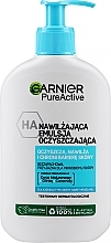 Moisturizing Face Cleansing Emulsion - Garnier Pure Active — photo N3