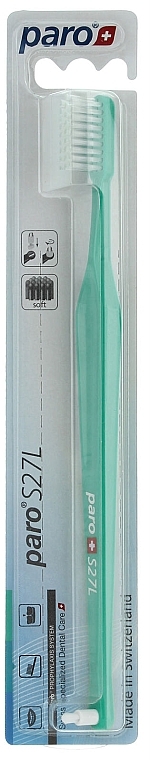 S27L Toothbrush, turquoise - Paro Swiss Isola F — photo N1