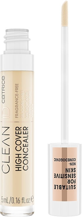 Concealer - Catrice Clean ID High Cover Concealer — photo N2