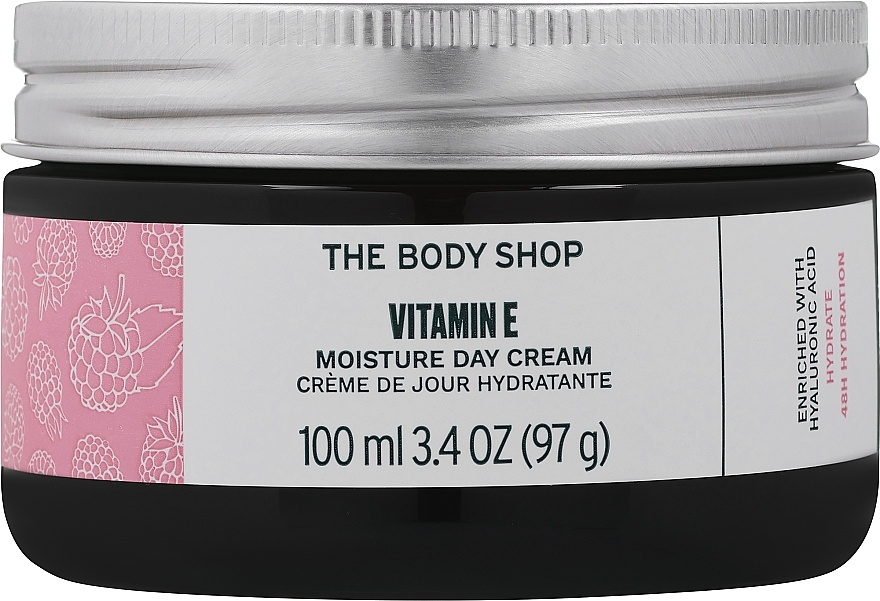 Moisturizing Day Cream with Vitamin E - The Body Shop Vitamin E Moisture Day Cream (glass jar) — photo N2