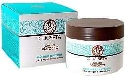 Fragrances, Perfumes, Cosmetics Nourishing Argan & Linseed Oil Mask "Morocco Gold" - Barex Italiana Olioseta Nourishing Mask (sample)