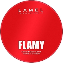 Eyeshadow Palette - LAMEL FLAMY Lumeneyes Palette — photo N3