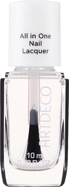 Multifunctional Colorless Nail Polish - Artdeco All In One Nail Lacquer — photo N1