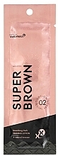 Fragrances, Perfumes, Cosmetics Nourishing Tanning Lotion - Tannymaxx Super Brown Nourishing Dark Tanning Lotion+Natural Bronzer (sample)