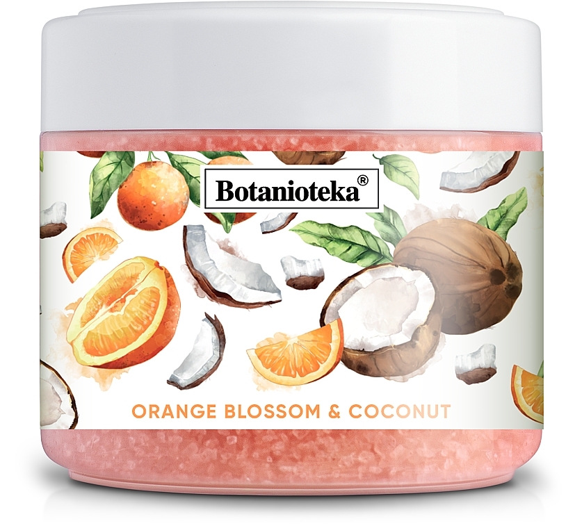 Orange Blossom and Coconut Sea Salt - Botanioteka Orange Blossom & Coconut Bath Salt — photo N2