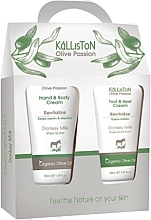 Set - Kalliston Donkey Milk (h/cr/50ml + f/cr/50ml) — photo N1