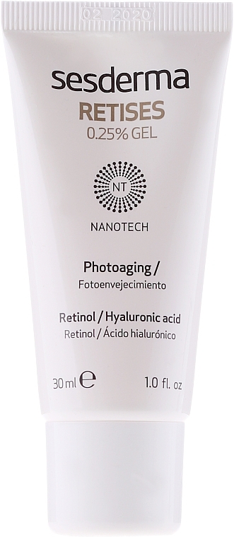 Retinol Gel - SesDerma Laboratories Retises Nano 0,25% Gel — photo N2